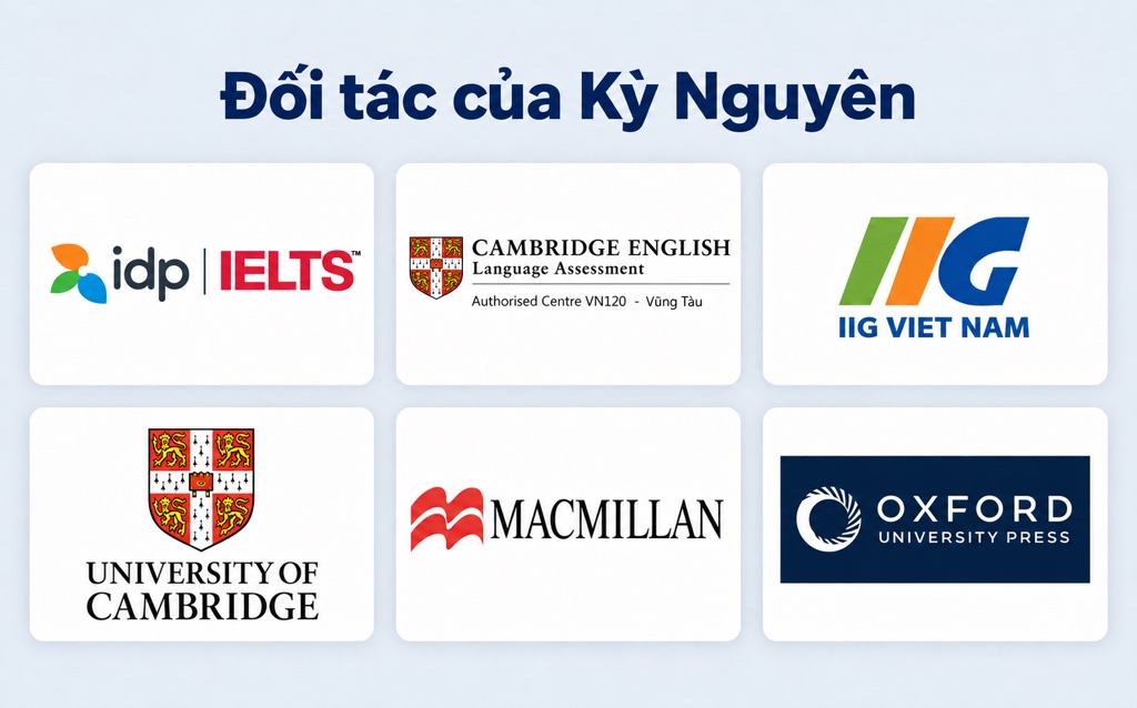 Mạng lưới đối tác thi cử uy tín